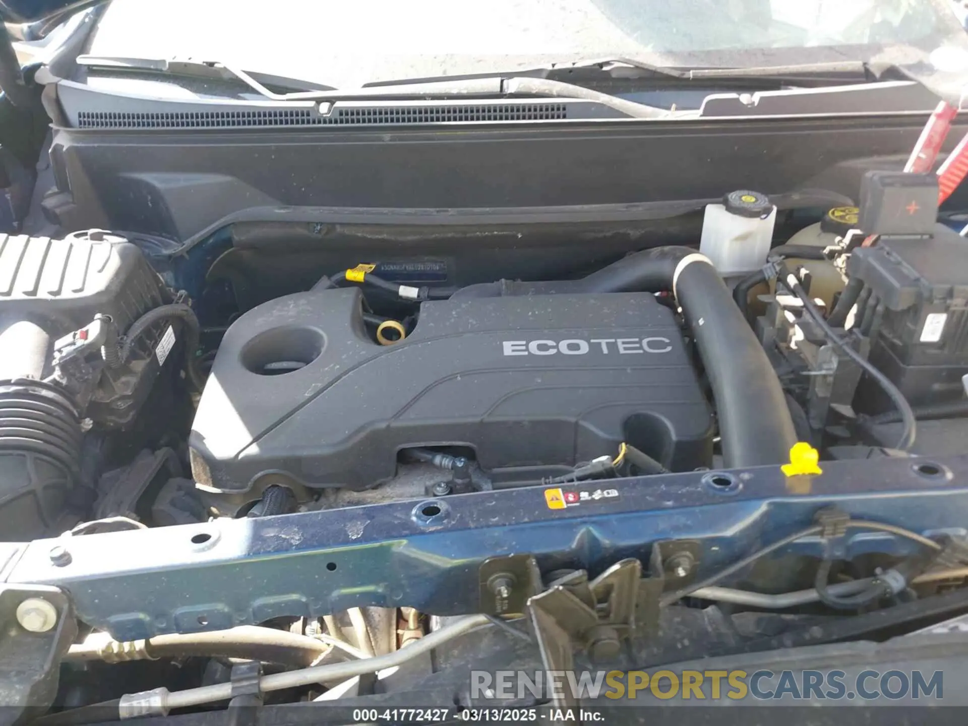 10 Photograph of a damaged car 3GNAXUEVXLL281010 CHEVROLET EQUINOX 2020