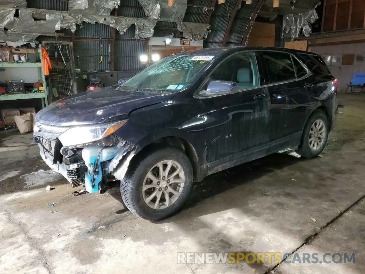 1 Photograph of a damaged car 3GNAXUEVXLS691148 CHEVROLET EQUINOX 2020