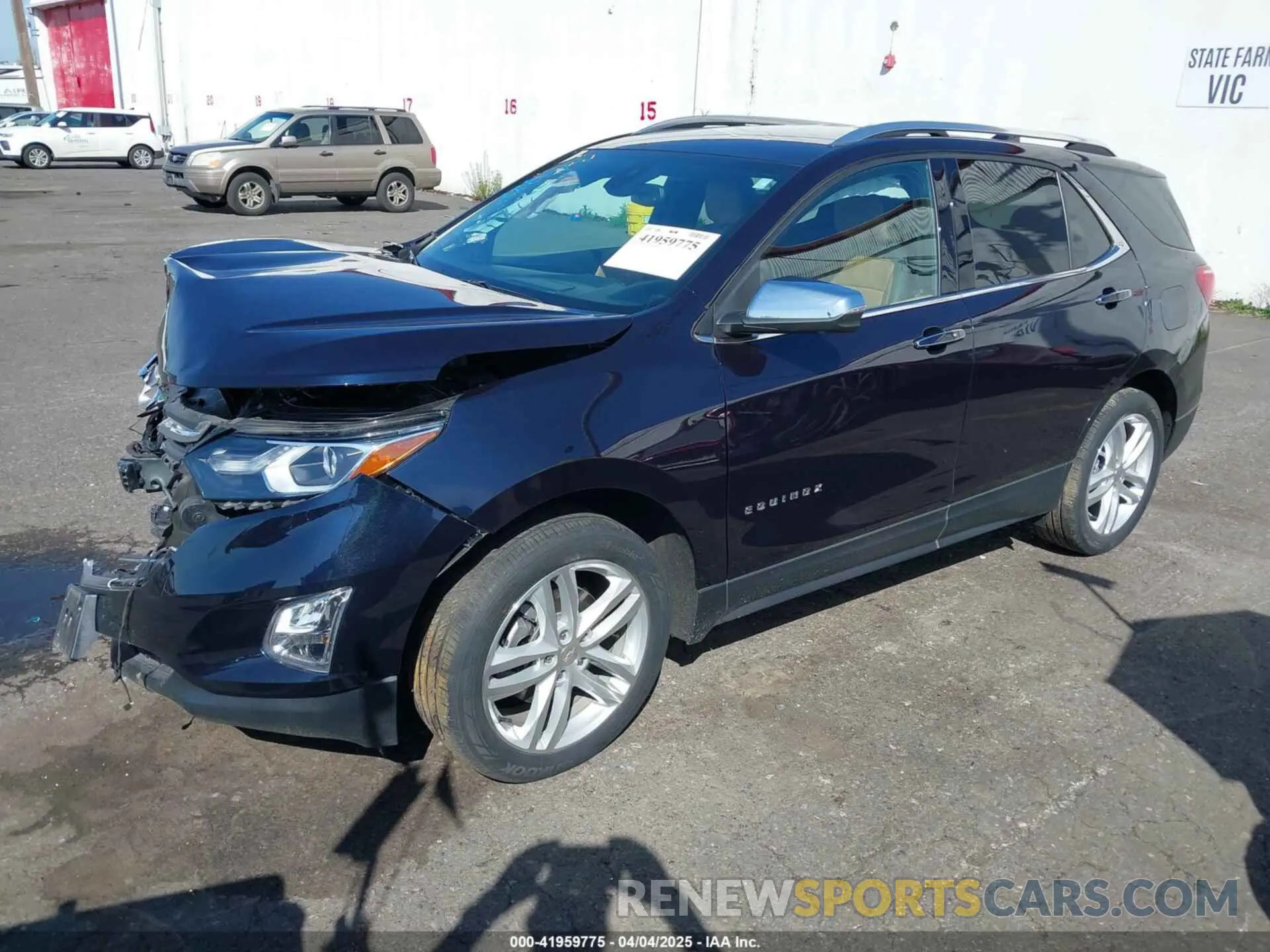 2 Фотография поврежденного автомобиля 3GNAXYEXXLS590703 CHEVROLET EQUINOX 2020
