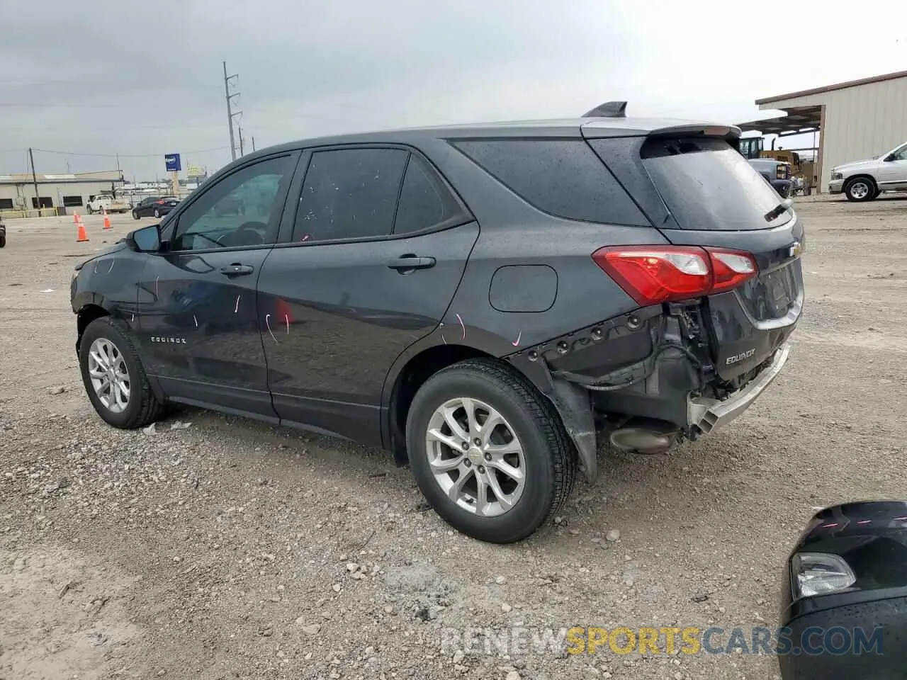2 Photograph of a damaged car 2GNAX5EV7M6157689 CHEVROLET EQUINOX 2021