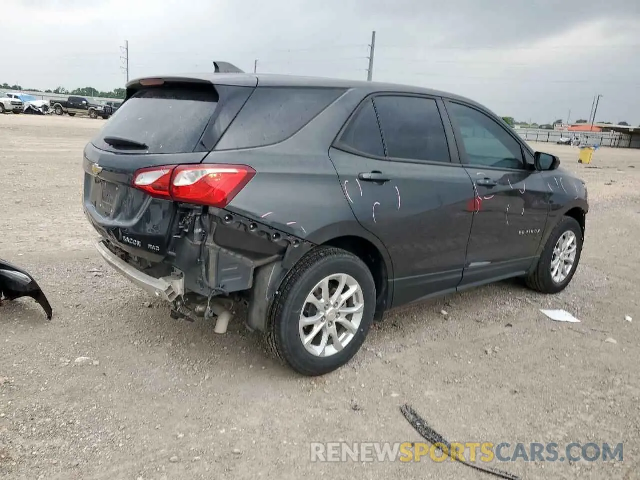 3 Photograph of a damaged car 2GNAX5EV7M6157689 CHEVROLET EQUINOX 2021