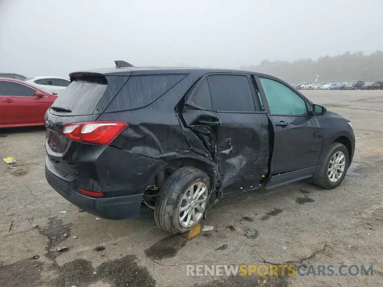 3 Фотография поврежденного автомобиля 2GNAXHEV1M6133728 CHEVROLET EQUINOX 2021