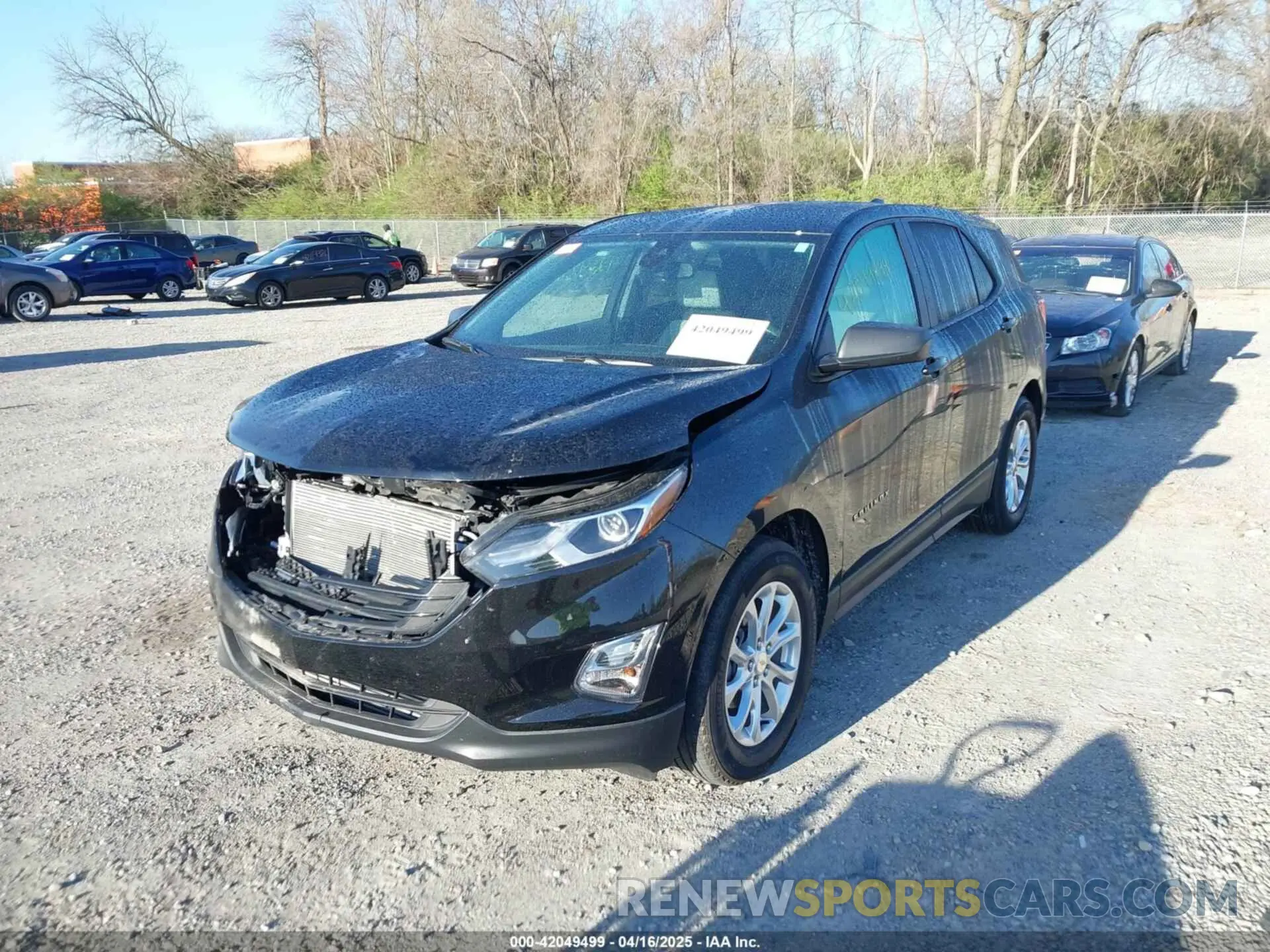 2 Фотография поврежденного автомобиля 2GNAXHEV4M6148322 CHEVROLET EQUINOX 2021