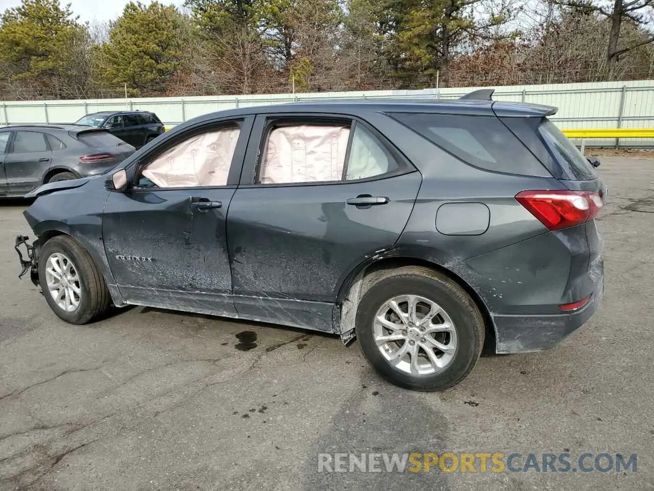 2 Фотография поврежденного автомобиля 2GNAXHEV6M6114026 CHEVROLET EQUINOX 2021
