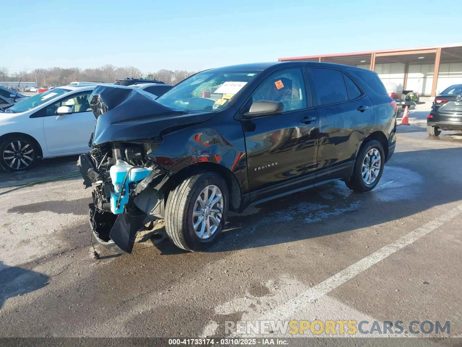 2 Фотография поврежденного автомобиля 2GNAXHEV7M6132924 CHEVROLET EQUINOX 2021
