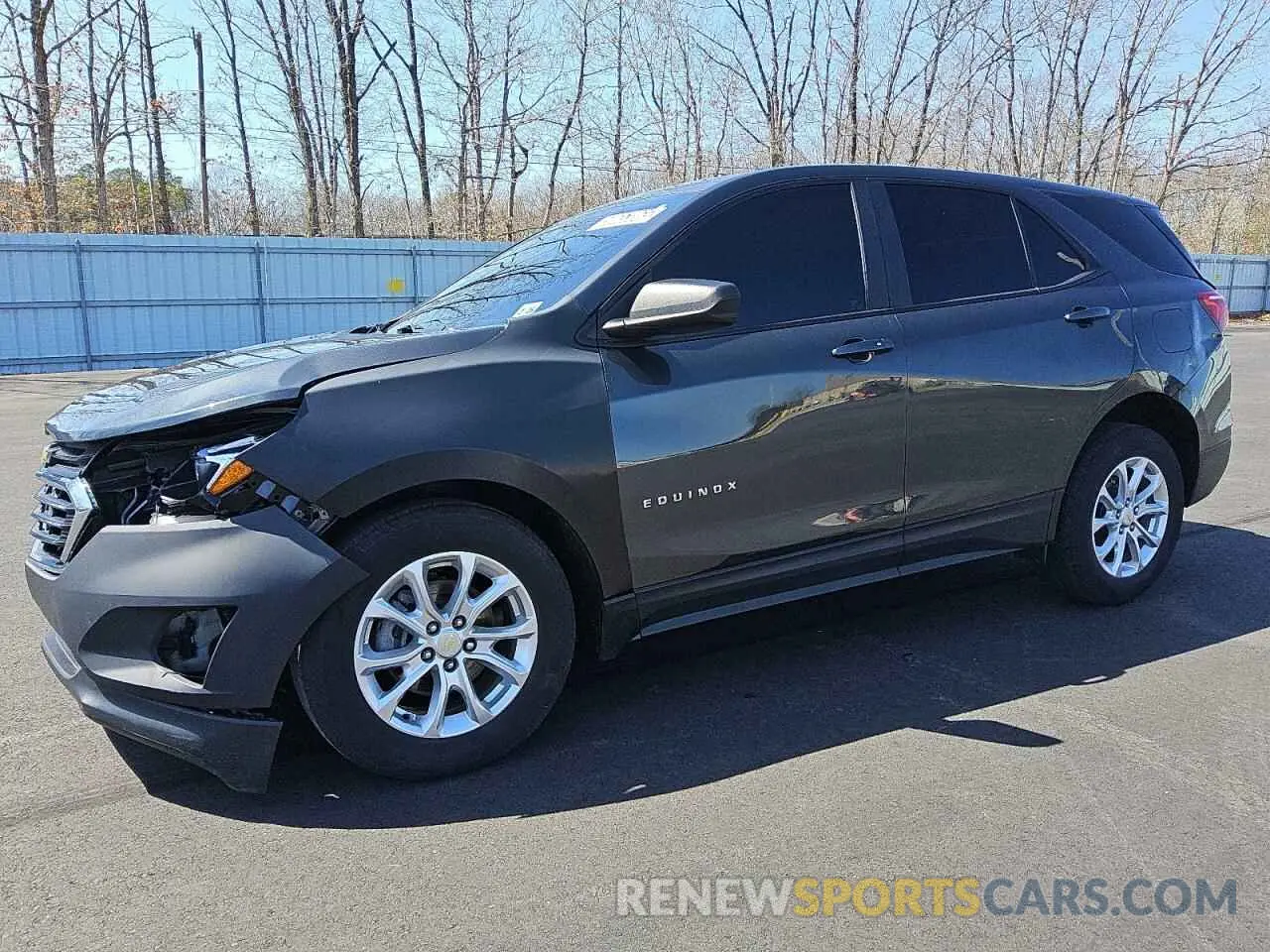 1 Photograph of a damaged car 2GNAXHEV7M6142644 CHEVROLET EQUINOX 2021