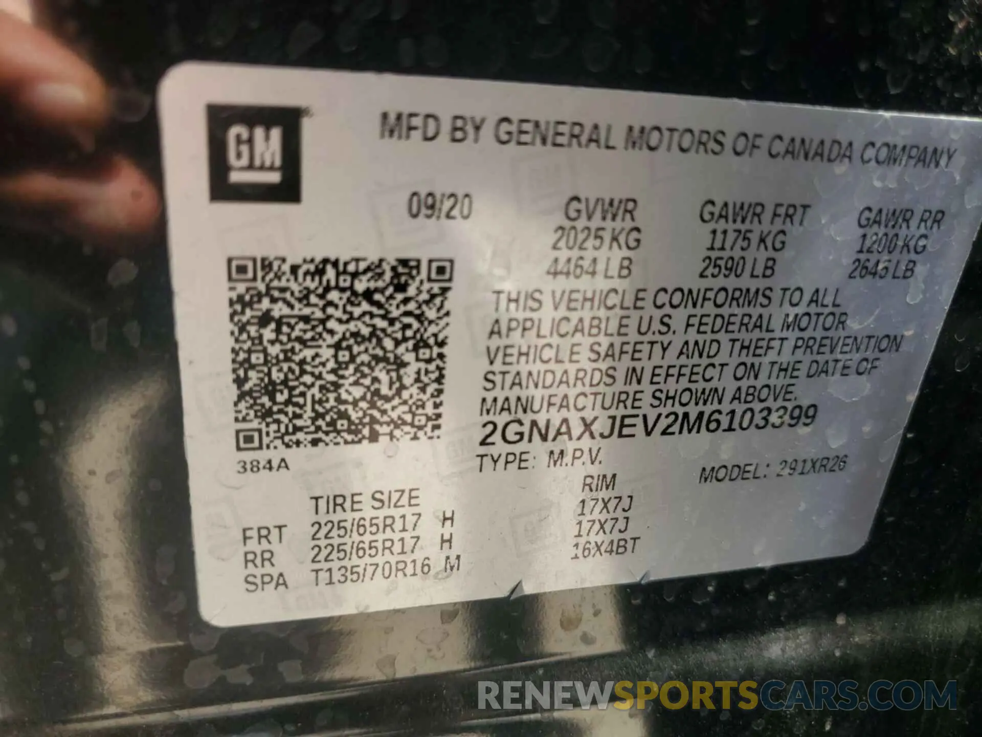 13 Фотография поврежденного автомобиля 2GNAXJEV2M6103399 CHEVROLET EQUINOX 2021