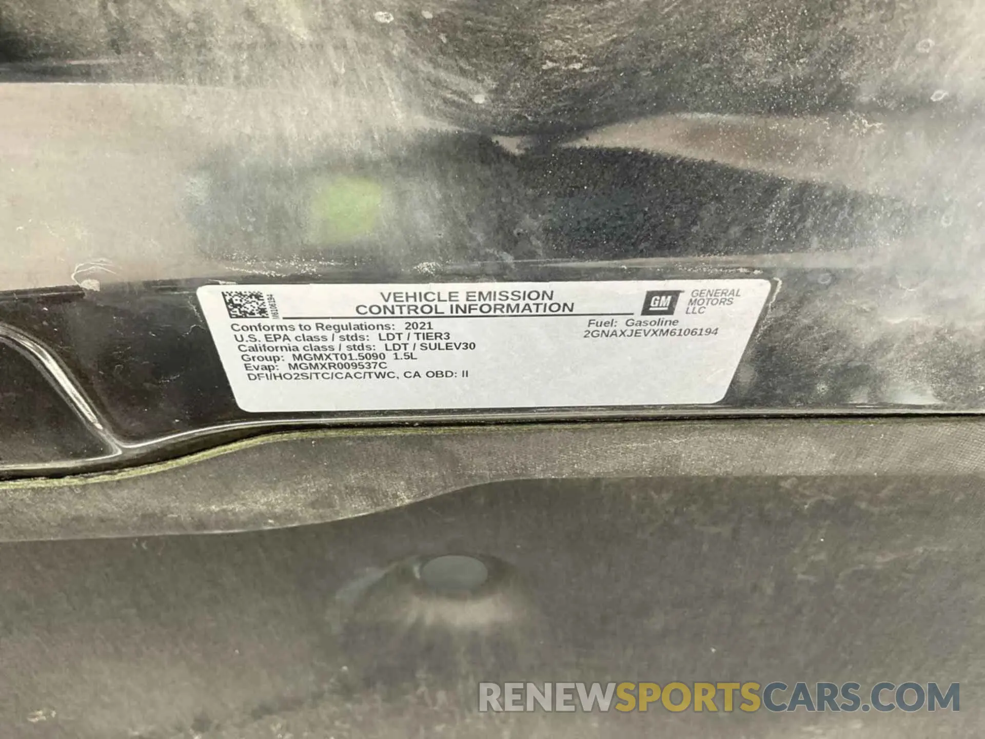 13 Фотография поврежденного автомобиля 2GNAXJEVXM6106194 CHEVROLET EQUINOX 2021