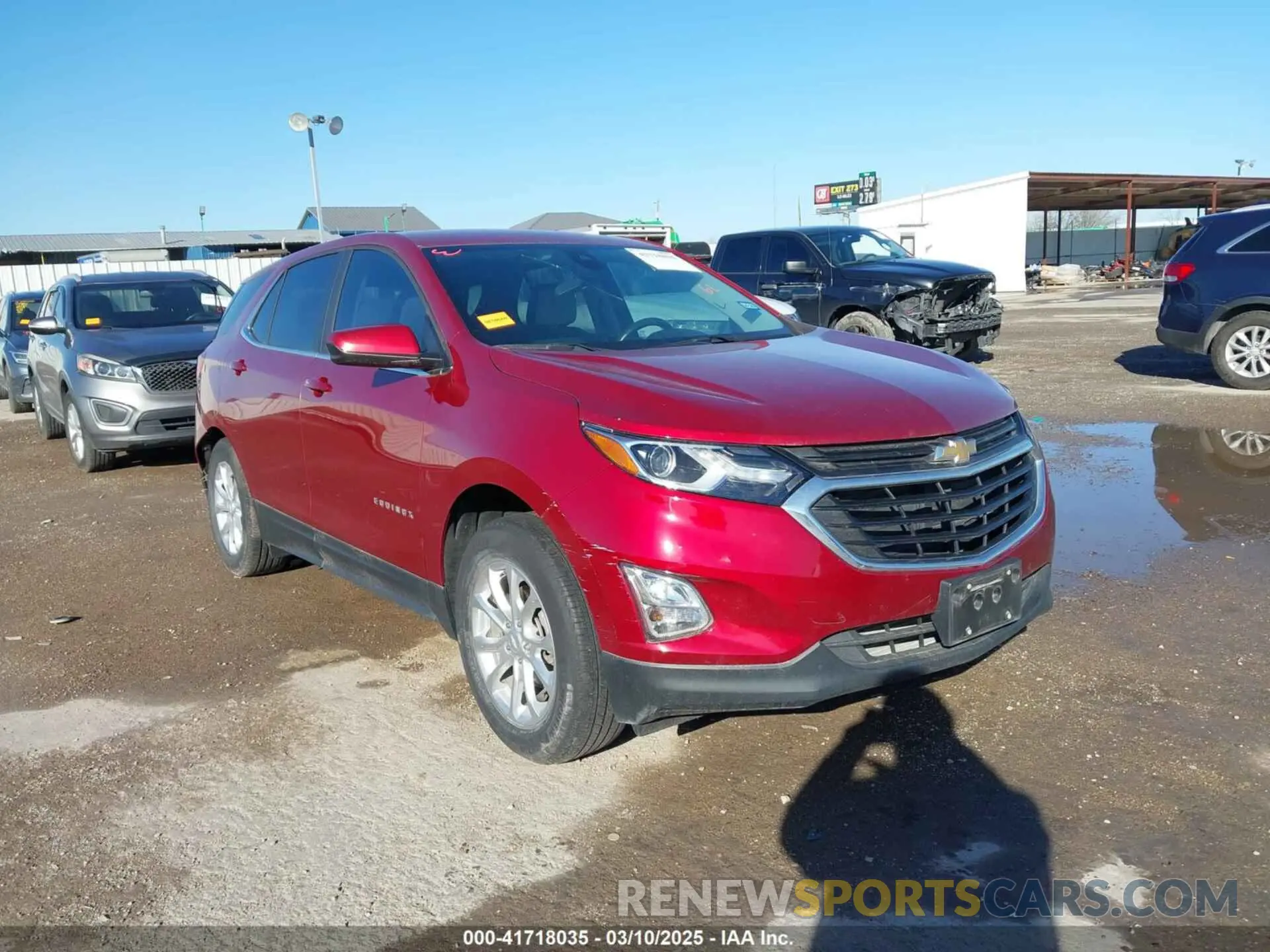 1 Photograph of a damaged car 2GNAXKEV0M6135676 CHEVROLET EQUINOX 2021