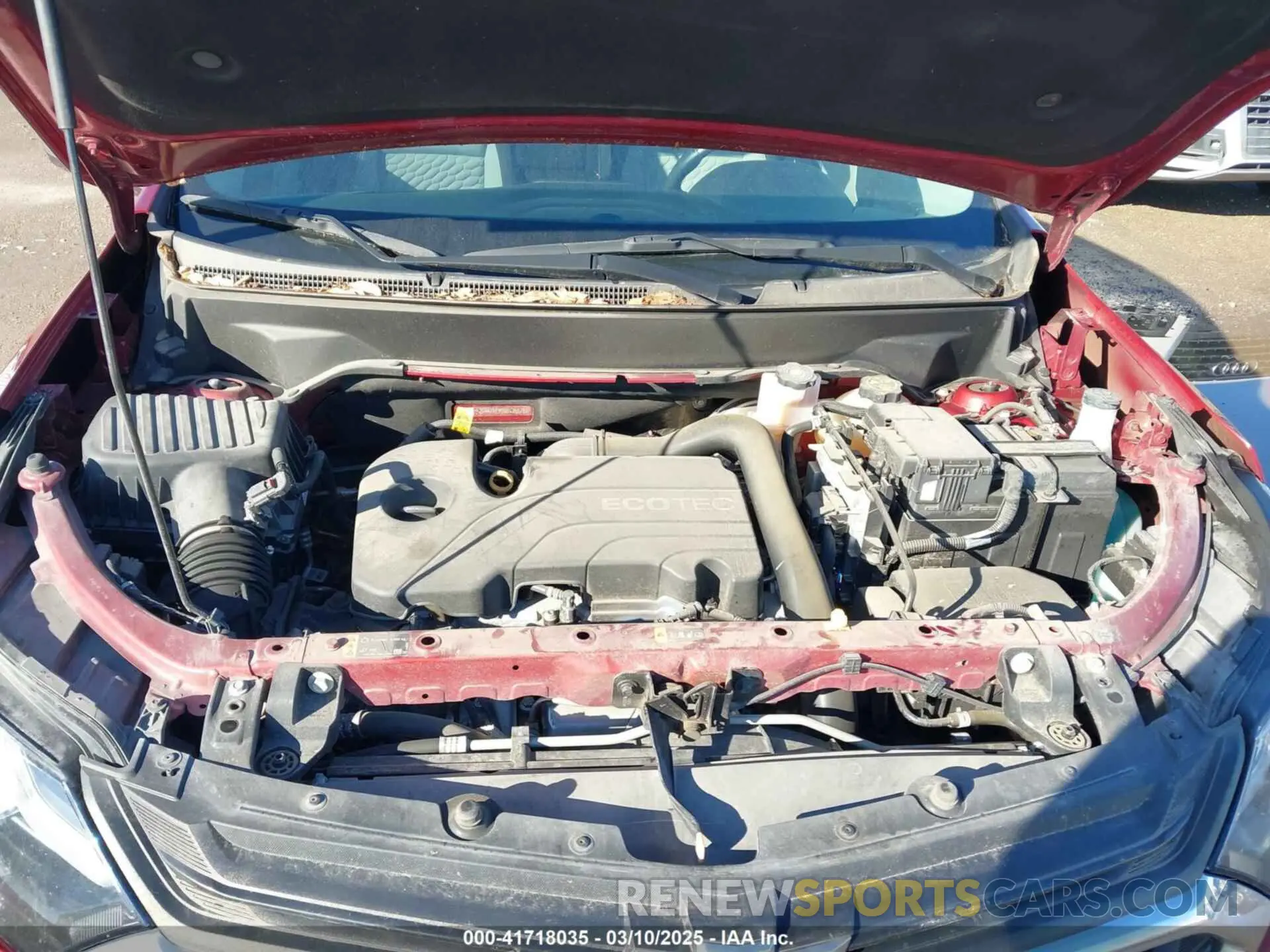 10 Photograph of a damaged car 2GNAXKEV0M6135676 CHEVROLET EQUINOX 2021
