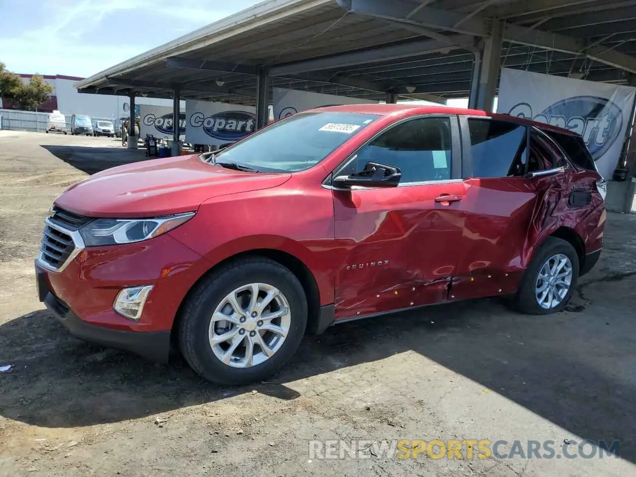 1 Фотография поврежденного автомобиля 2GNAXKEV2M6149532 CHEVROLET EQUINOX 2021