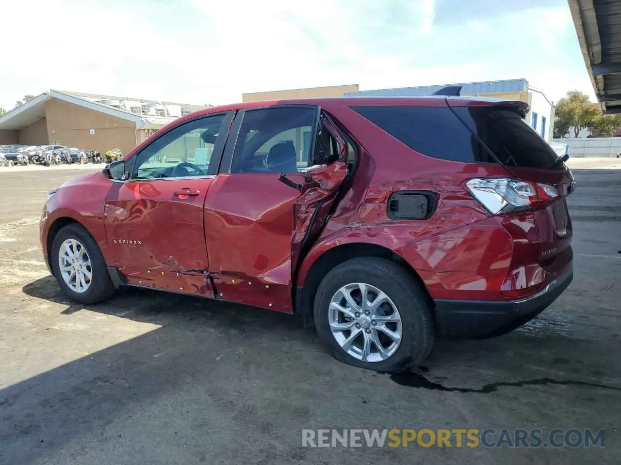 2 Фотография поврежденного автомобиля 2GNAXKEV2M6149532 CHEVROLET EQUINOX 2021