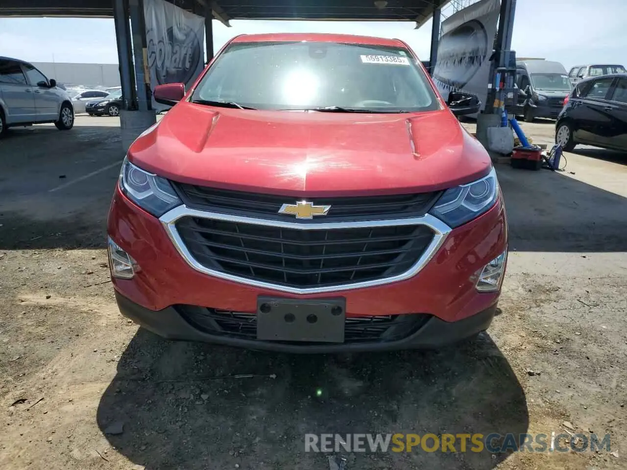 5 Фотография поврежденного автомобиля 2GNAXKEV2M6149532 CHEVROLET EQUINOX 2021