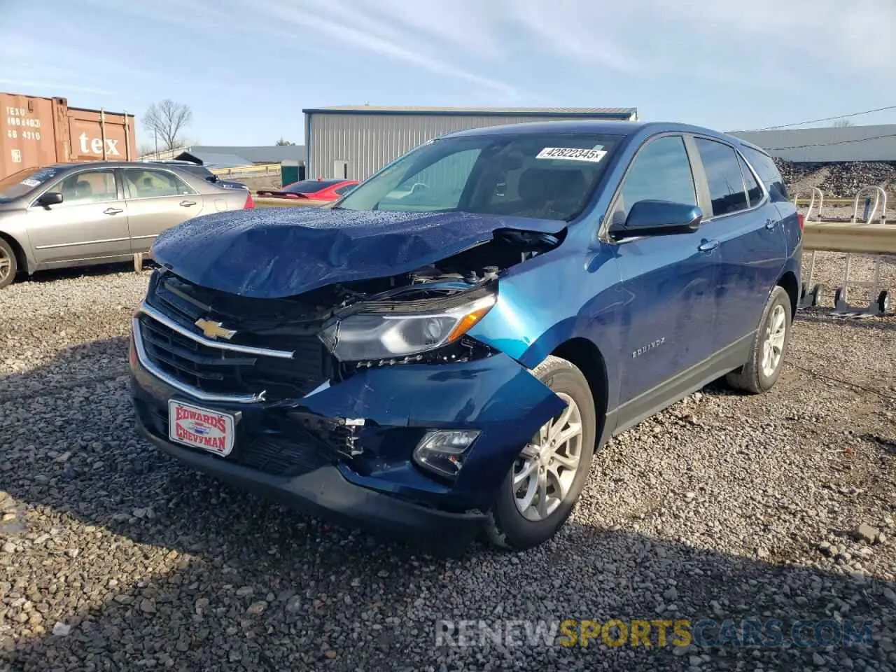 1 Photograph of a damaged car 2GNAXKEV3M6133291 CHEVROLET EQUINOX 2021
