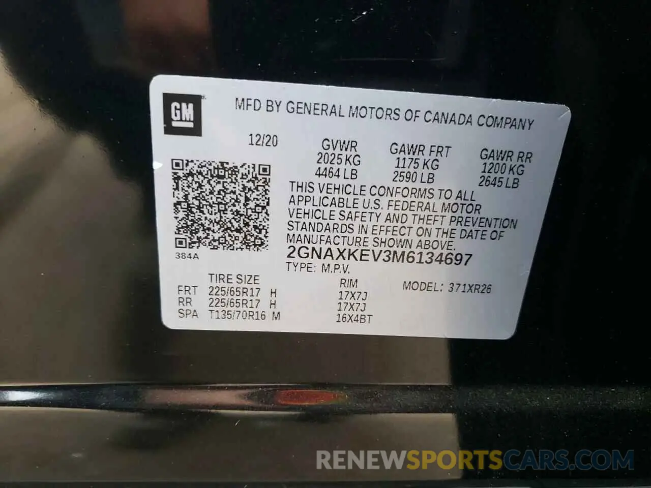 13 Фотография поврежденного автомобиля 2GNAXKEV3M6134697 CHEVROLET EQUINOX 2021