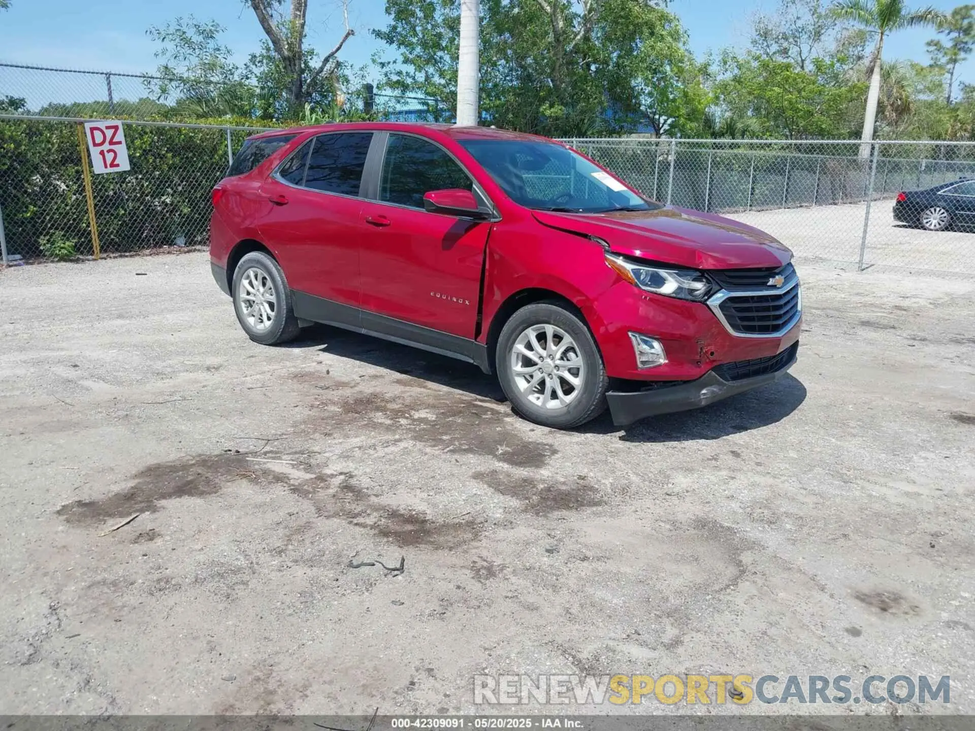 1 Фотография поврежденного автомобиля 2GNAXKEV4M6158331 CHEVROLET EQUINOX 2021