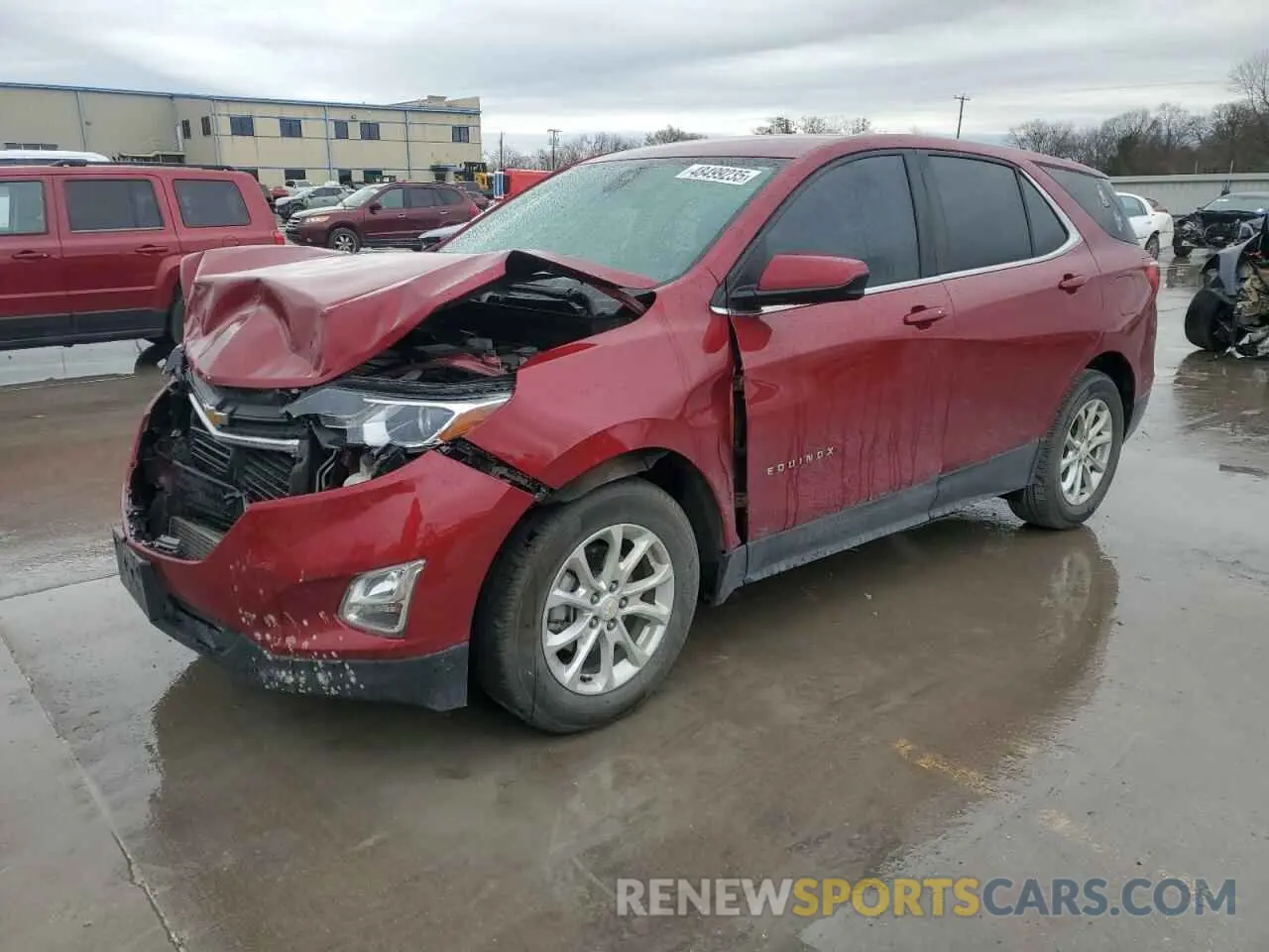 1 Photograph of a damaged car 2GNAXKEV5M6130229 CHEVROLET EQUINOX 2021