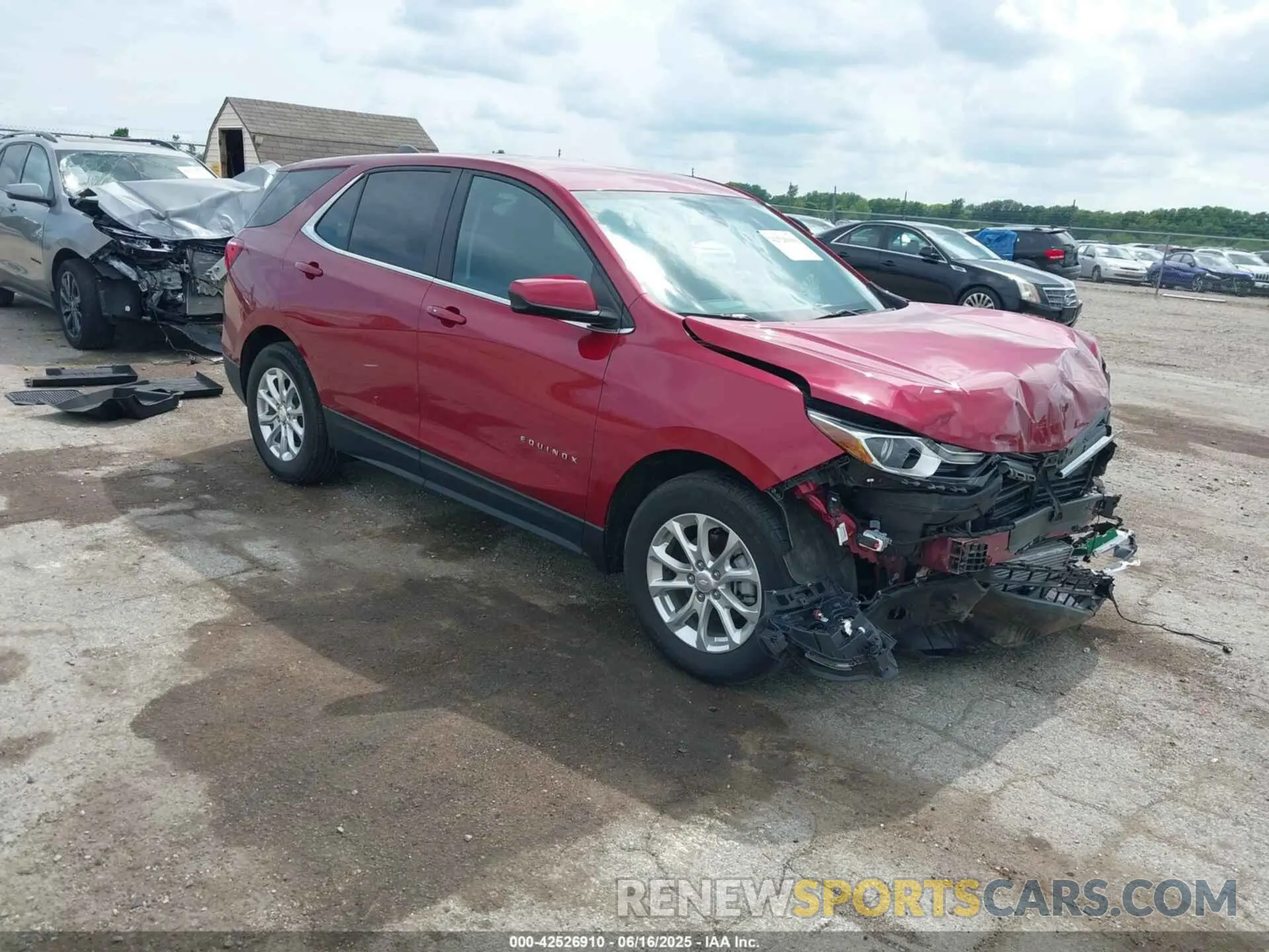 1 Photograph of a damaged car 2GNAXKEV5M6138783 CHEVROLET EQUINOX 2021