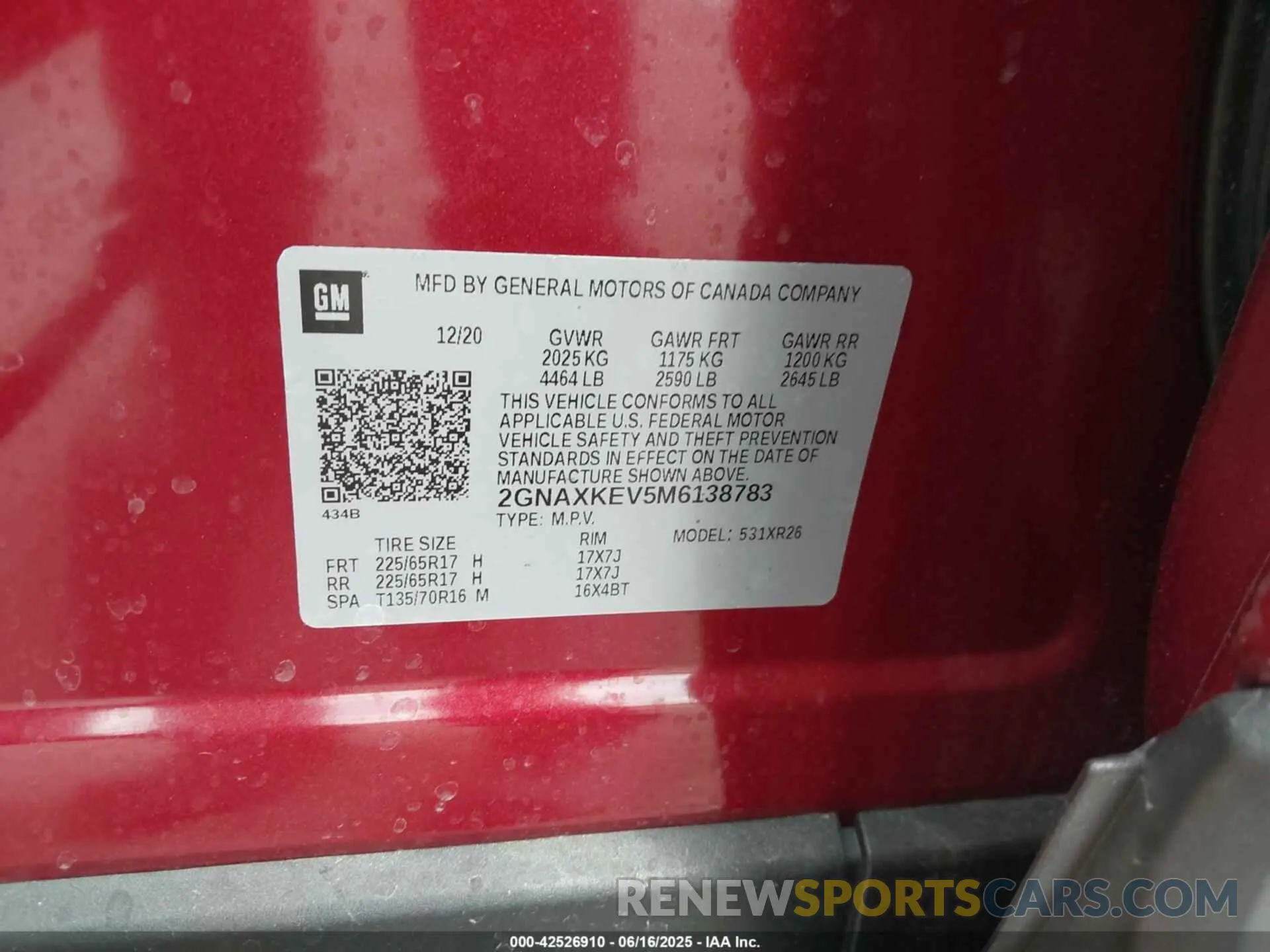 9 Photograph of a damaged car 2GNAXKEV5M6138783 CHEVROLET EQUINOX 2021