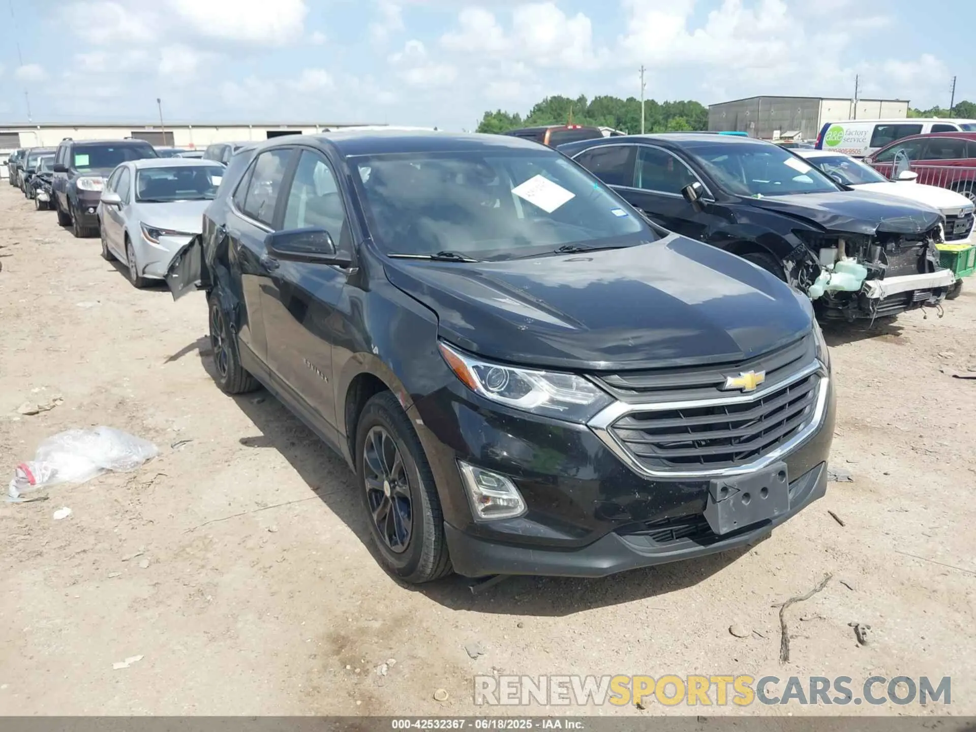 1 Photograph of a damaged car 2GNAXKEV6M6131275 CHEVROLET EQUINOX 2021