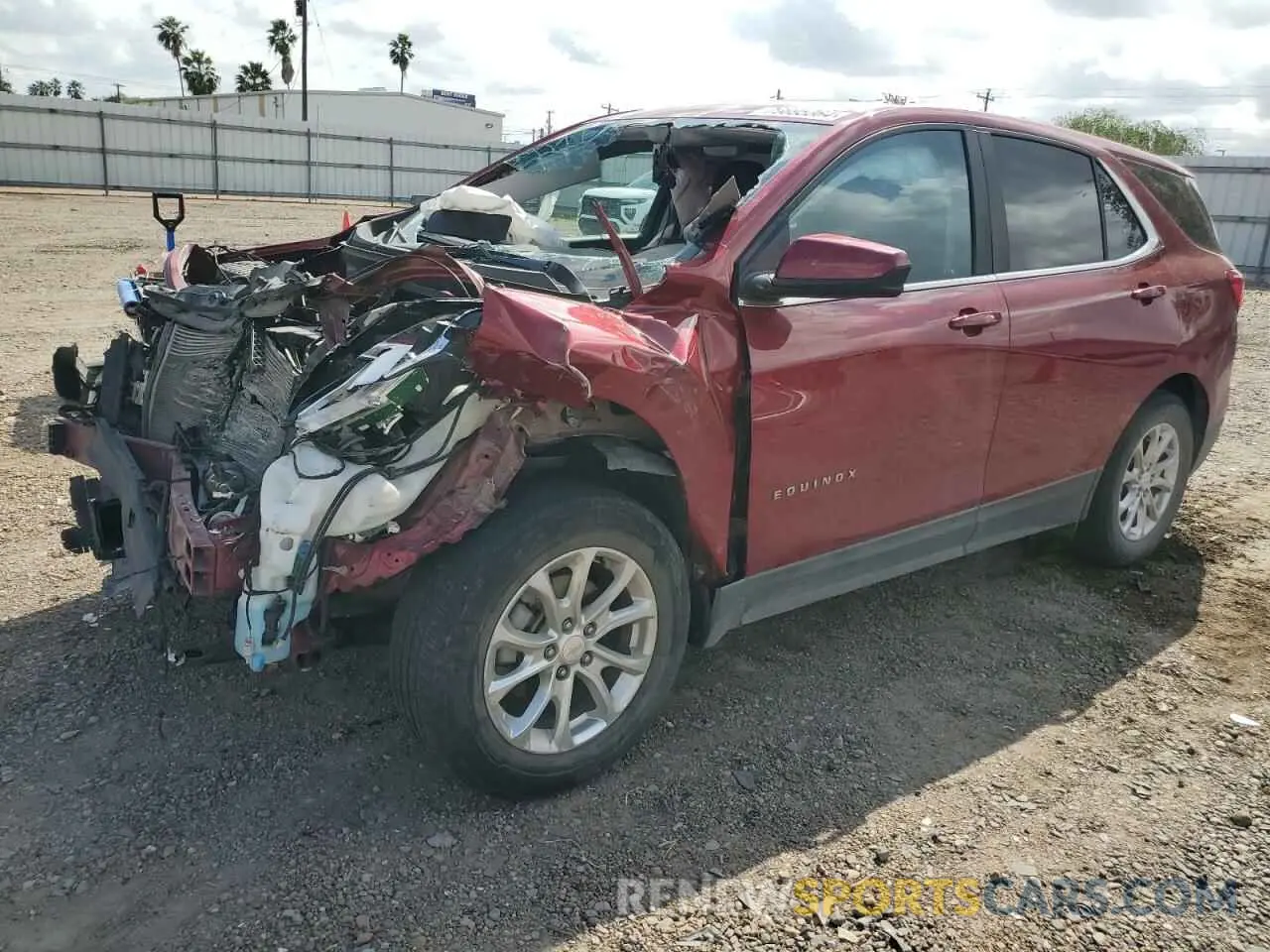 1 Photograph of a damaged car 2GNAXKEV6M6133009 CHEVROLET EQUINOX 2021