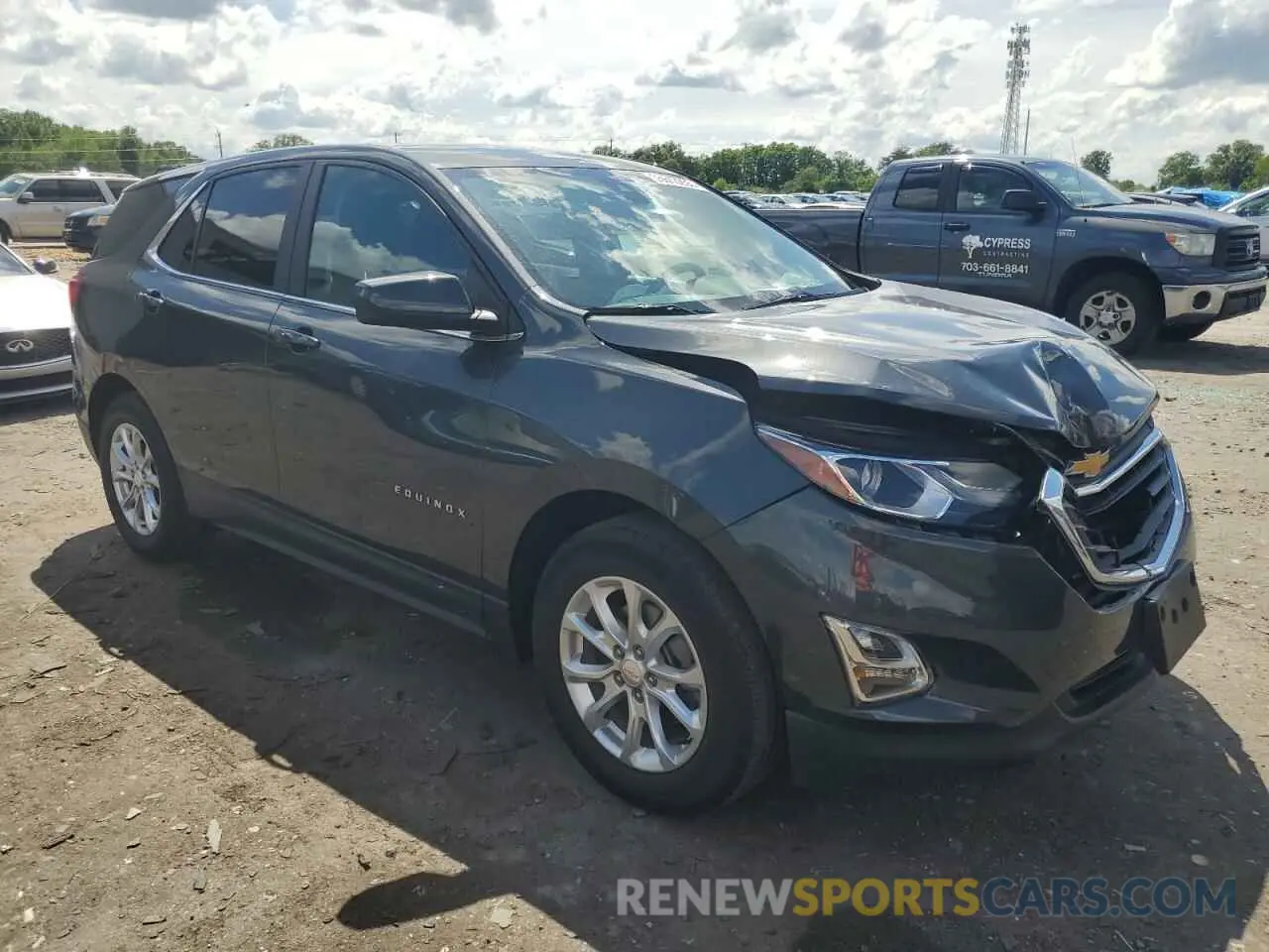4 Photograph of a damaged car 2GNAXKEV7M6100097 CHEVROLET EQUINOX 2021