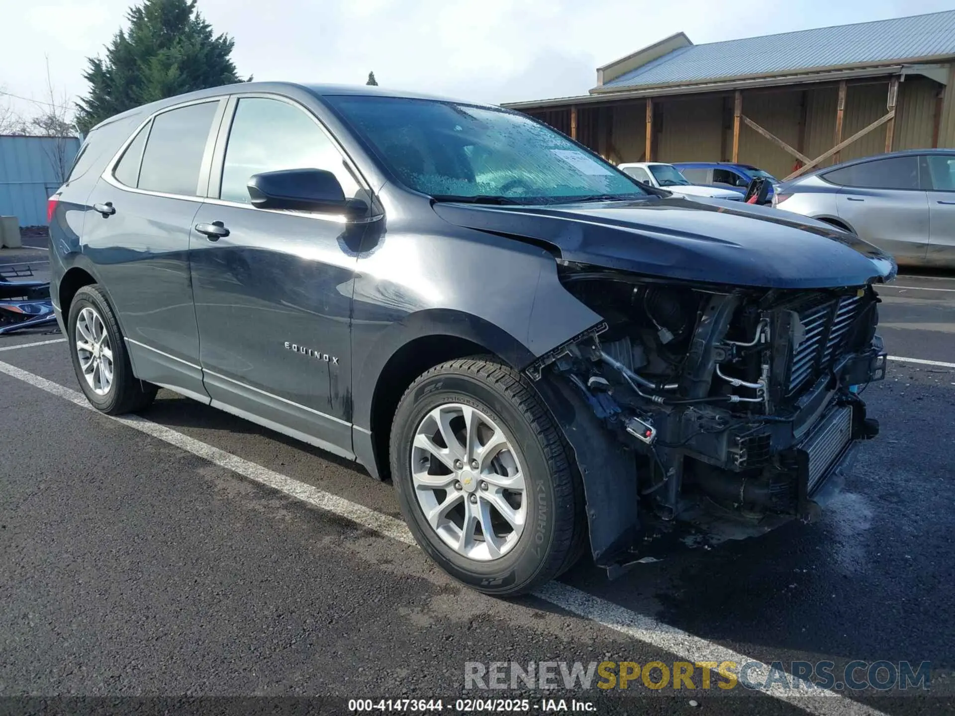 1 Photograph of a damaged car 2GNAXKEV7M6107194 CHEVROLET EQUINOX 2021