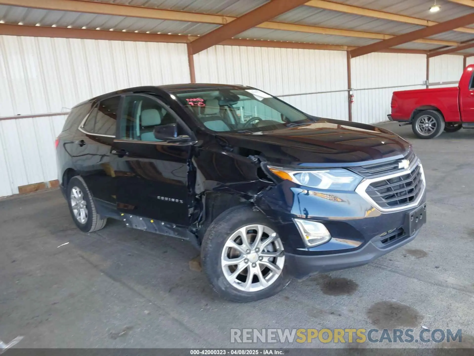 1 Photograph of a damaged car 2GNAXKEV7M6107597 CHEVROLET EQUINOX 2021