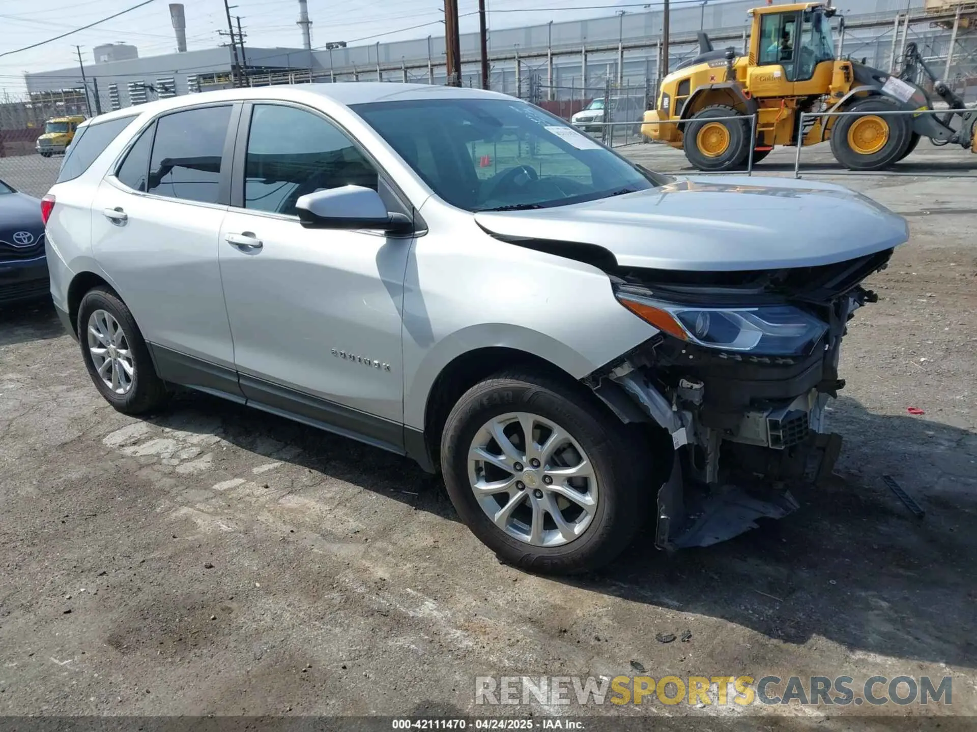 1 Photograph of a damaged car 2GNAXKEV8M6103073 CHEVROLET EQUINOX 2021