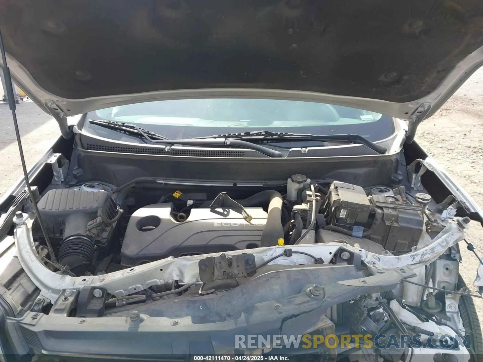 10 Photograph of a damaged car 2GNAXKEV8M6103073 CHEVROLET EQUINOX 2021