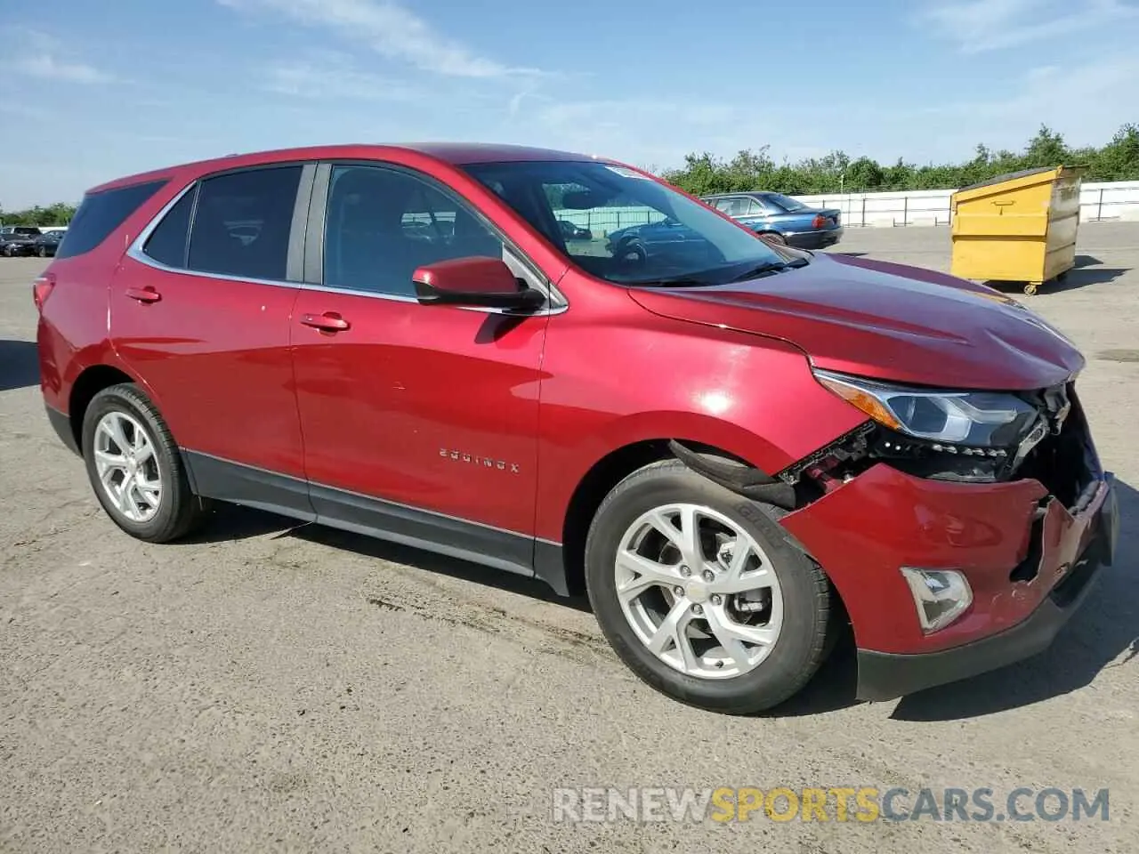 4 Фотография поврежденного автомобиля 2GNAXKEV8M6158641 CHEVROLET EQUINOX 2021