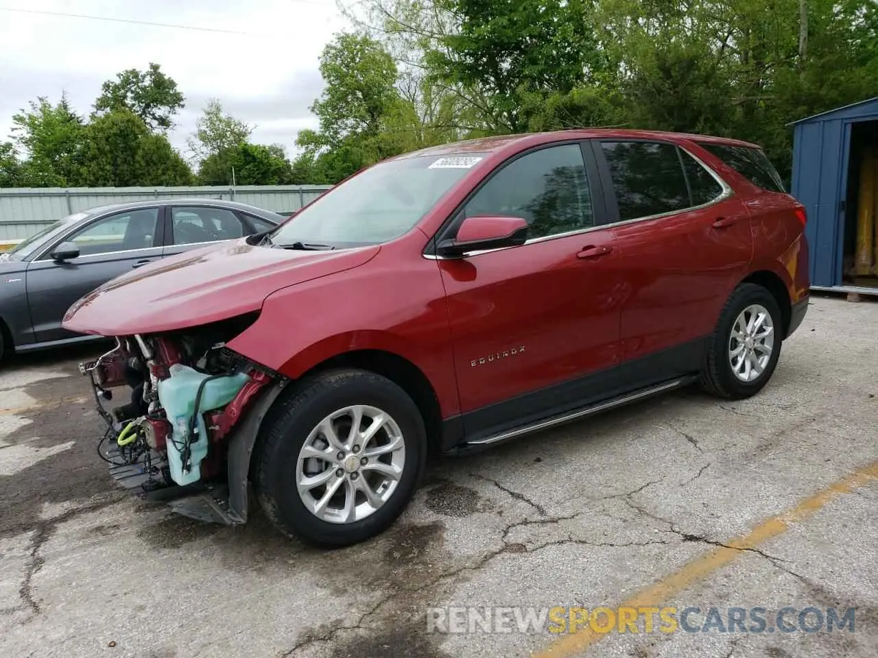 1 Photograph of a damaged car 2GNAXKEVXM6100112 CHEVROLET EQUINOX 2021