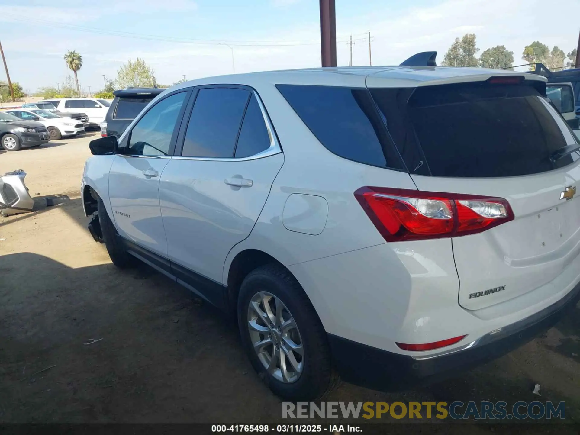 3 Фотография поврежденного автомобиля 2GNAXTEV2M6100322 CHEVROLET EQUINOX 2021