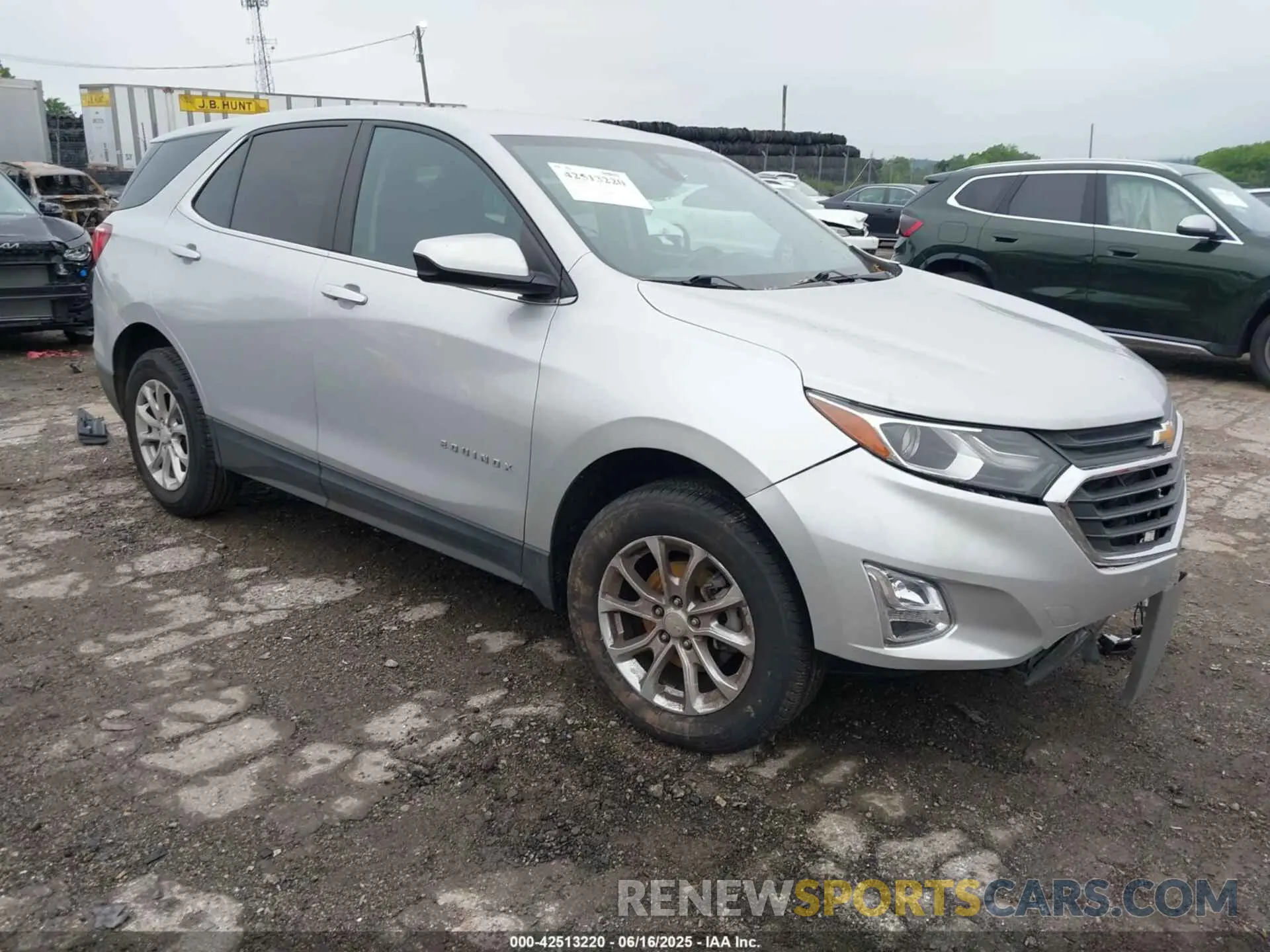 1 Photograph of a damaged car 2GNAXTEV3M6162649 CHEVROLET EQUINOX 2021