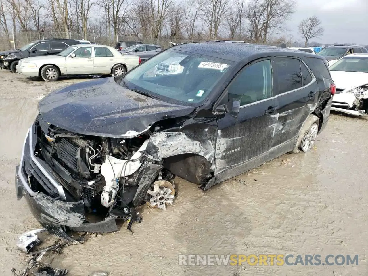 1 Photograph of a damaged car 2GNAXTEV7M6125264 CHEVROLET EQUINOX 2021