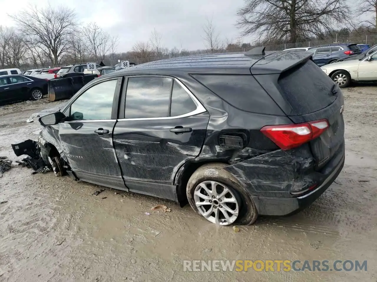 2 Photograph of a damaged car 2GNAXTEV7M6125264 CHEVROLET EQUINOX 2021