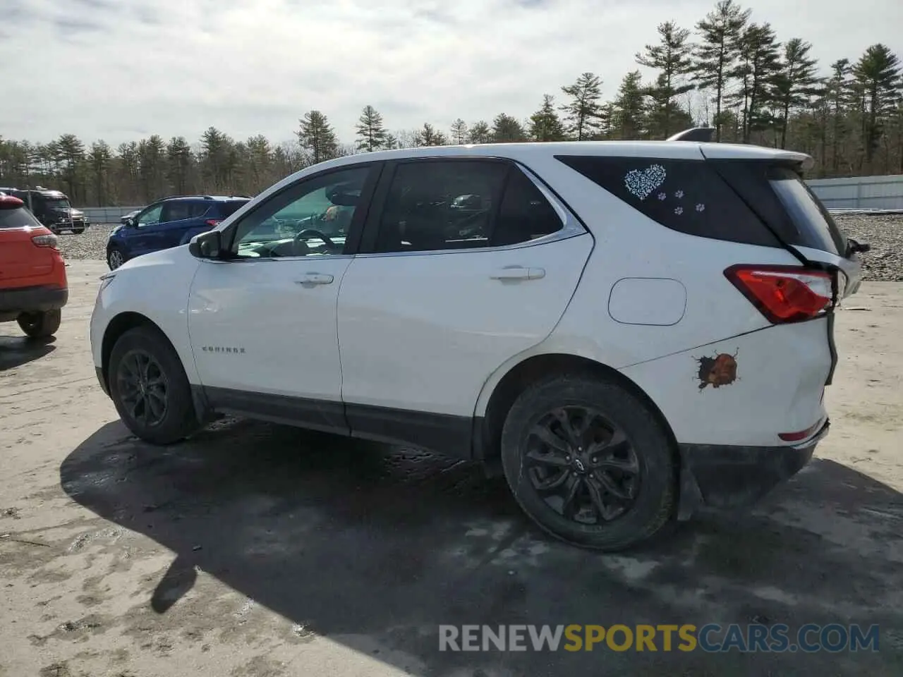 2 Фотография поврежденного автомобиля 2GNAXUEV0M6145166 CHEVROLET EQUINOX 2021