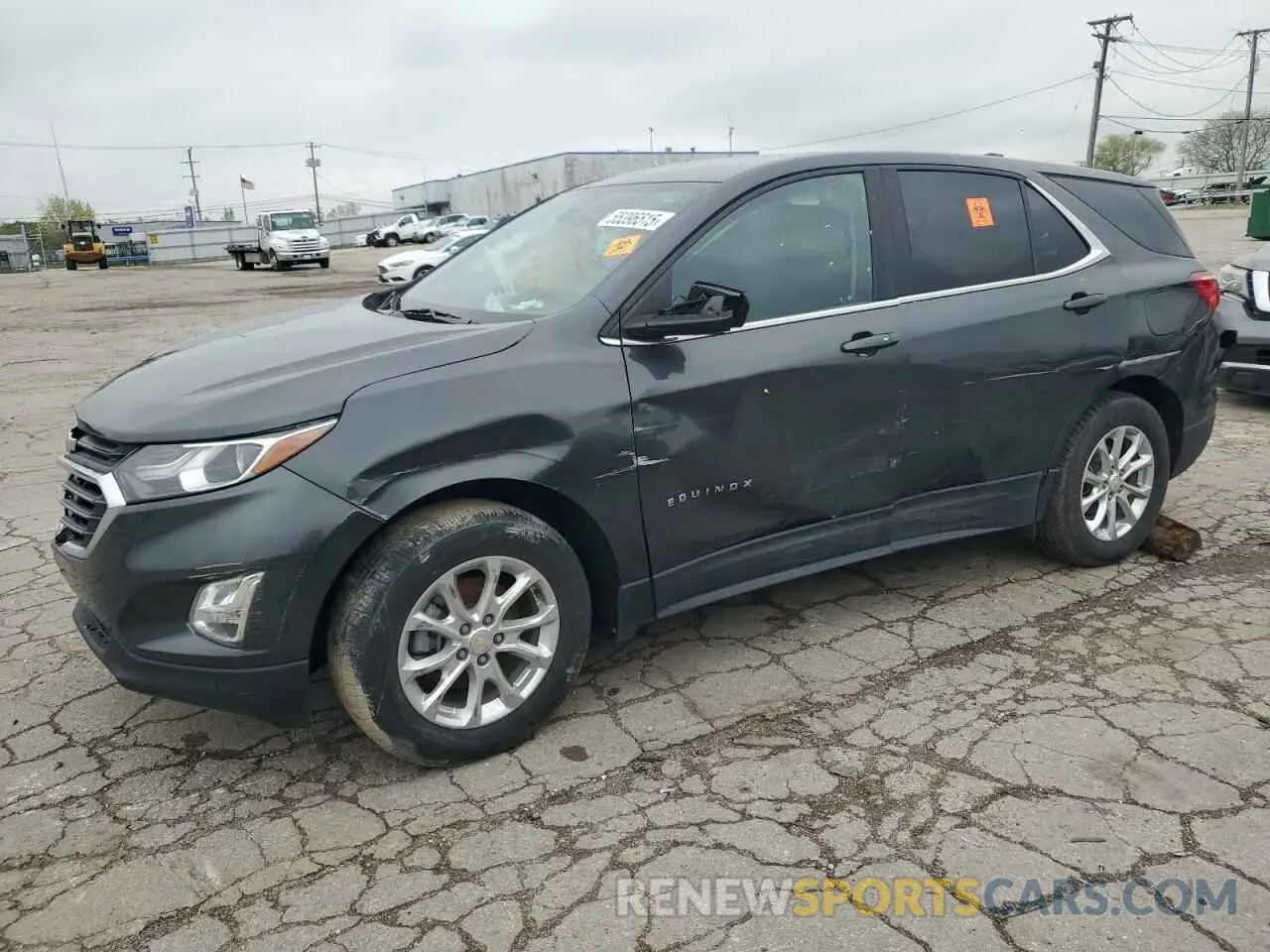 1 Photograph of a damaged car 2GNAXUEV2M6143032 CHEVROLET EQUINOX 2021
