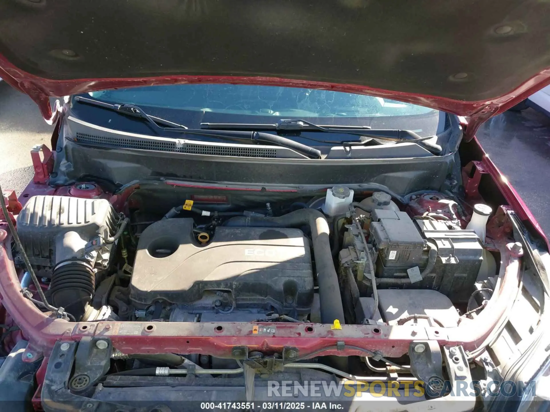 10 Photograph of a damaged car 2GNAXUEV2M6160753 CHEVROLET EQUINOX 2021