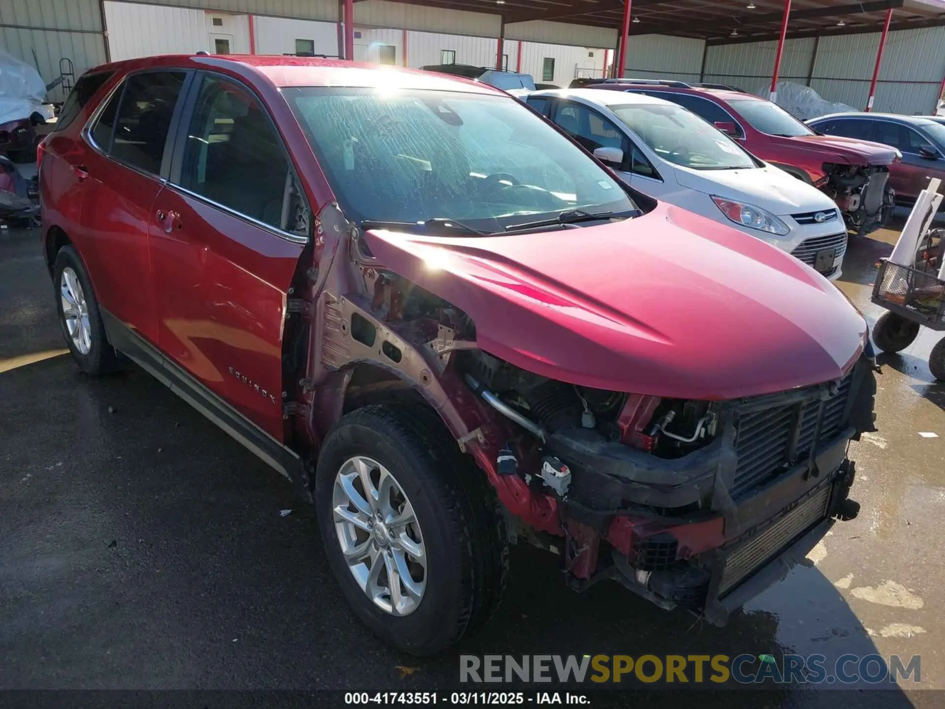 6 Photograph of a damaged car 2GNAXUEV2M6160753 CHEVROLET EQUINOX 2021