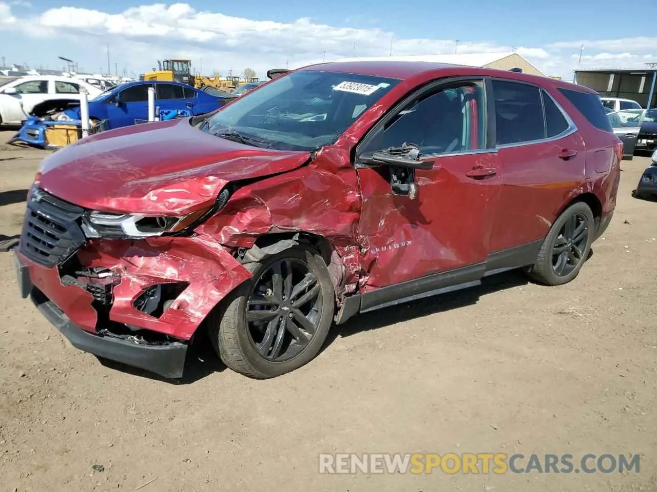 1 Фотография поврежденного автомобиля 2GNAXUEV4M6148040 CHEVROLET EQUINOX 2021