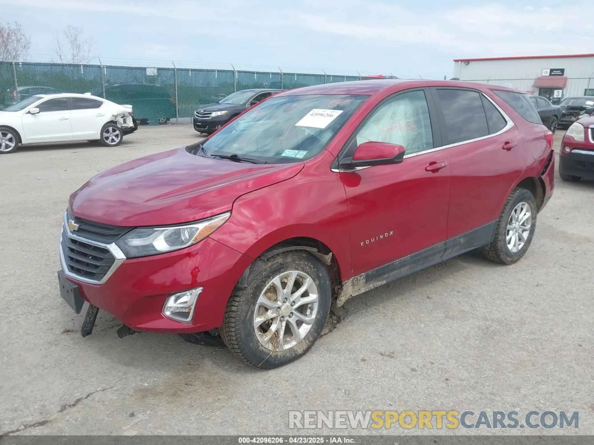 2 Фотография поврежденного автомобиля 2GNAXUEV8M6150504 CHEVROLET EQUINOX 2021