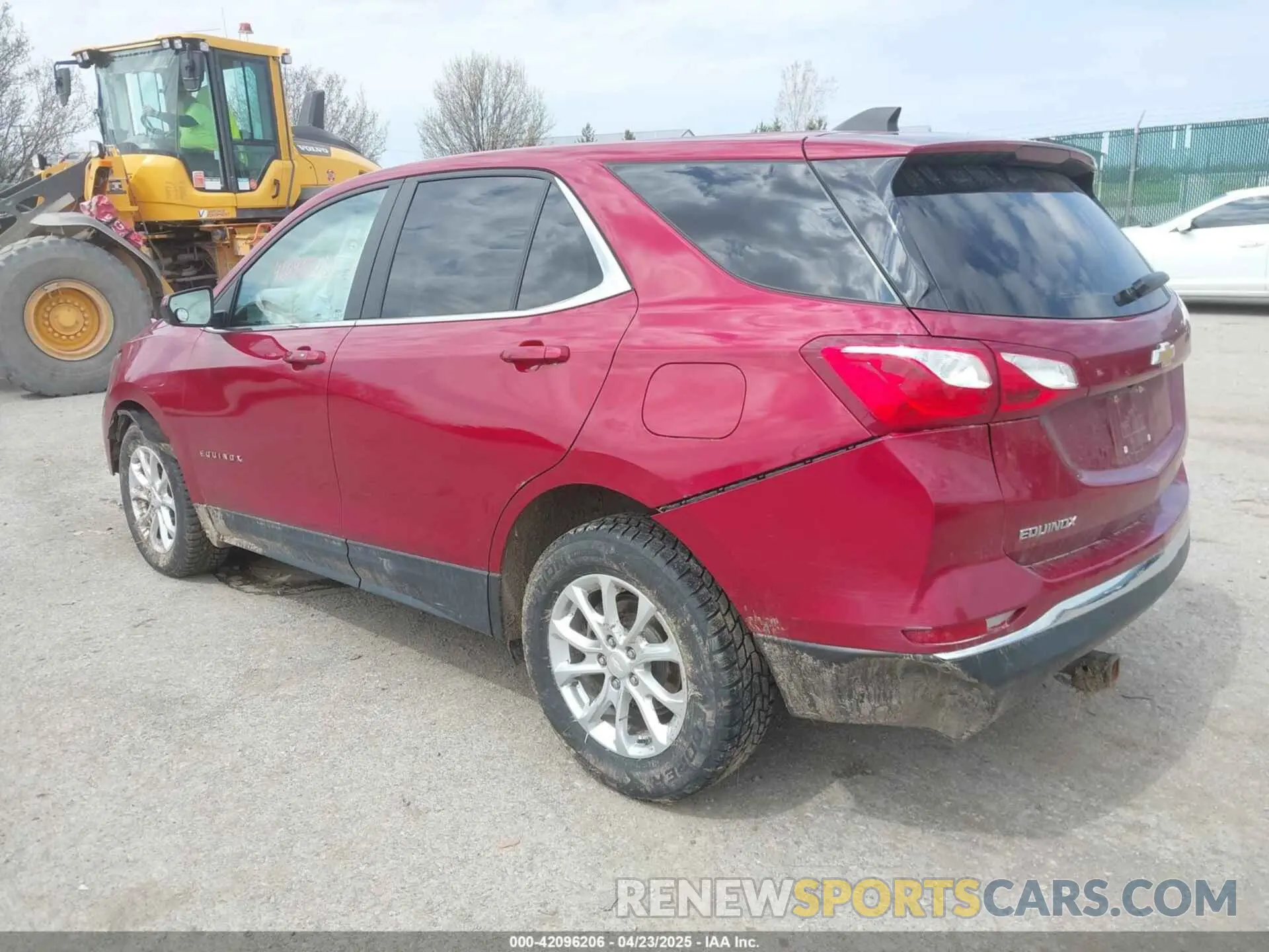 3 Фотография поврежденного автомобиля 2GNAXUEV8M6150504 CHEVROLET EQUINOX 2021
