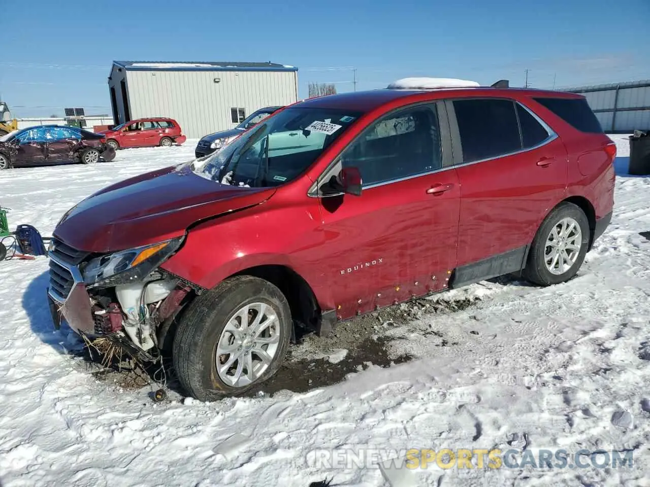 1 Photograph of a damaged car 2GNAXUEV8M6154391 CHEVROLET EQUINOX 2021