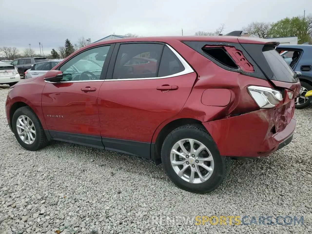 2 Photograph of a damaged car 2GNAXUEV9M6154450 CHEVROLET EQUINOX 2021