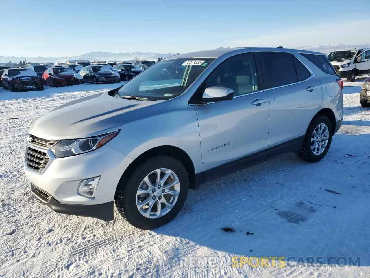 1 Photograph of a damaged car 2GNAXUEV9M6164556 CHEVROLET EQUINOX 2021