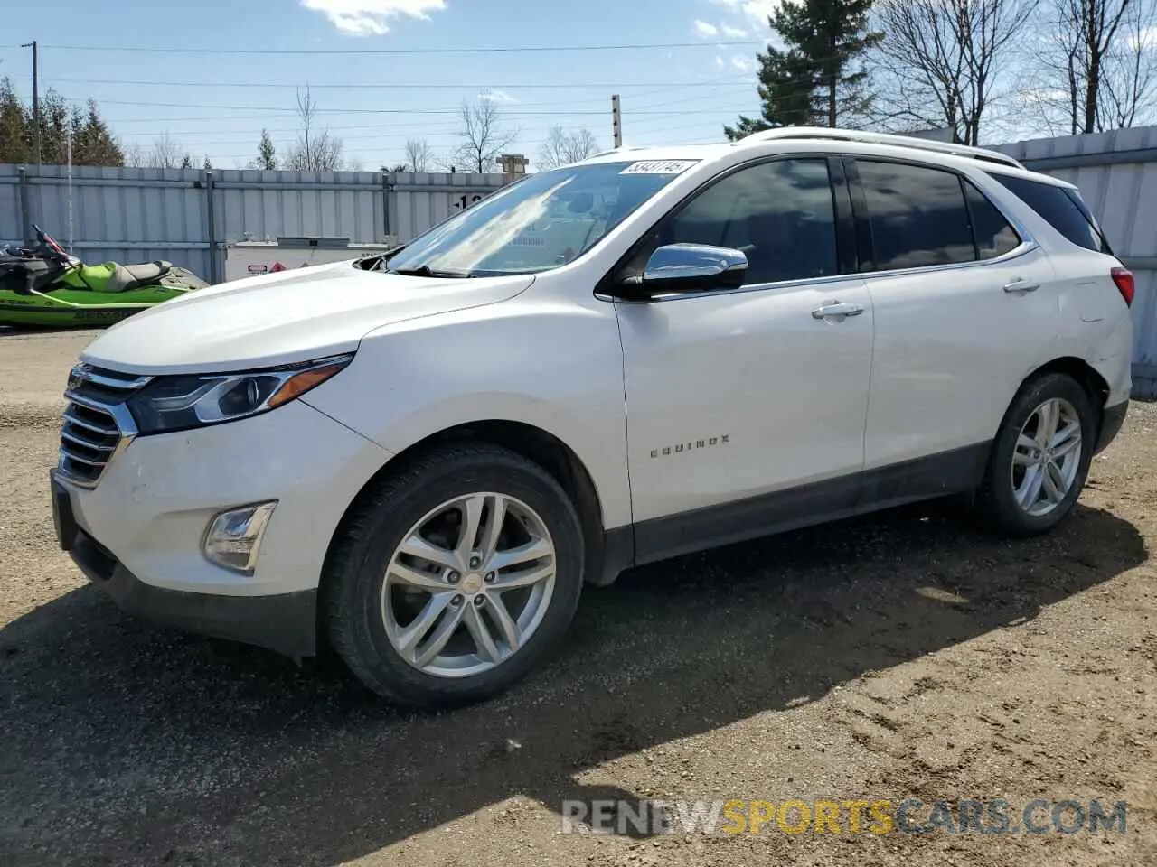 1 Photograph of a damaged car 2GNAXXEV6M6137669 CHEVROLET EQUINOX 2021