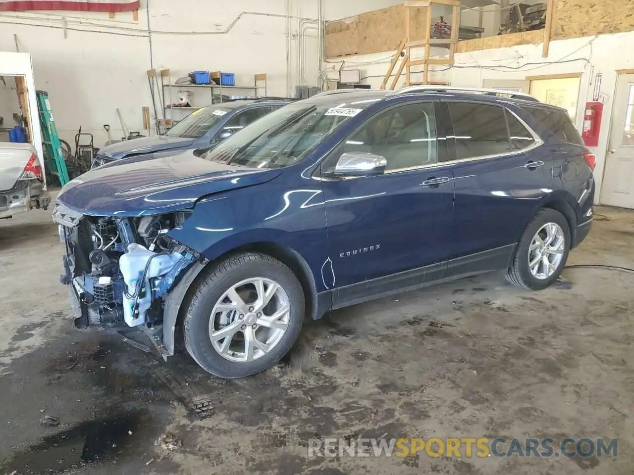 1 Photograph of a damaged car 2GNAXXEV8M6132439 CHEVROLET EQUINOX 2021