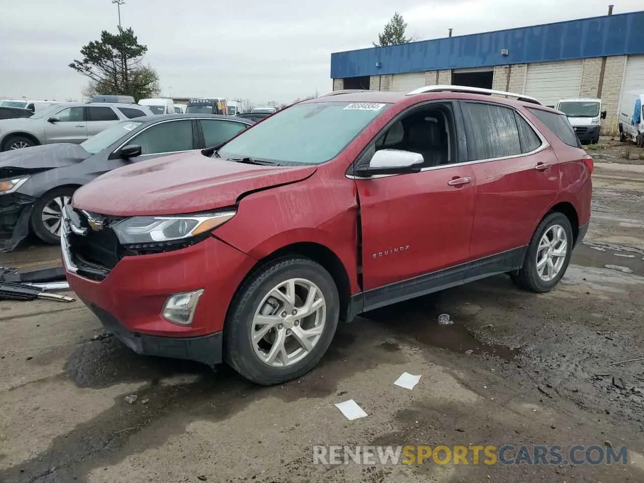 1 Photograph of a damaged car 2GNAXXEVXM6154393 CHEVROLET EQUINOX 2021