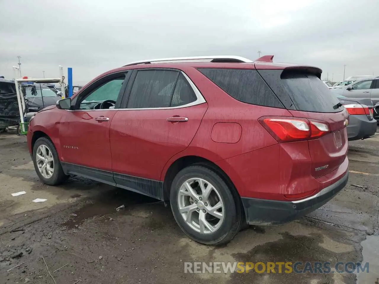2 Photograph of a damaged car 2GNAXXEVXM6154393 CHEVROLET EQUINOX 2021